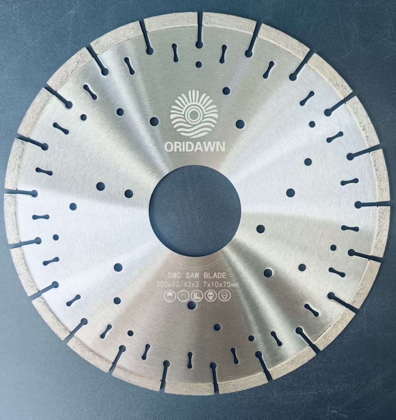 laser-welded diamond saw blade
